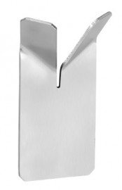 BEMETA NIVA věšáček dvojitý 48x85x22 mm, nerez mat, na nalepení   101106035