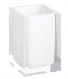 BEMETA VISTA držák kartáčků na postavení, 72x110x72 mm, polyresin bílý   120111026-104