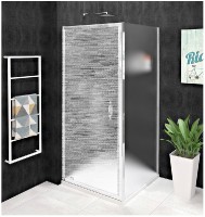 GELCO SIGMA SIMPLY boční stěna 800 rám leštěný hliník, sklo brick   GS4380