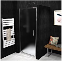 GELCO SIGMA SIMPLY sprchové dveře 800 pivotové, rám leštěný hliník, sklo brick   GS3888