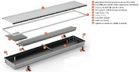 KORADO KORAFLEX FKO Optimal EXCLUSIVE podlahový konvektor 150/09/26 profil U   FKOX1500926P0-RU1