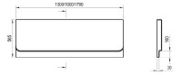 Ravak CHROME čelní panel k vaně 160 cm CZ73100A00
