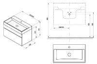 RAVAK Natural skříňka pod umyvadlo SD 500 bílá      X000001051