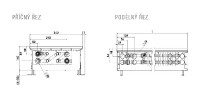 MINIB KPSA PW140E podlahový konvektor bez ventilátoru  140/340/1500   KPSAU3401514085A