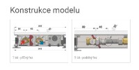 MINIB KPSD T60 podlahový konvektor s ventilátorem  65/243/1500   KPSDP2431506521A