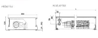 MINIB KPSD TE podlahový konvektor s ventilátorem  125/303/2500   KPSDP3032512501A