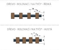 MINIB MKSPP mřížka podlahového konvektoru  356/1500 příčná, dřevo dub   MKSPP35615018R3A