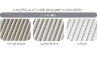 MINIB MKSTP mřížka podlahového konvektoru  164/900 příčná, hliník stříbrný   MKSTP16409018R2A