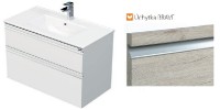 INTEDOOR BRAVE koupelnová skříňka s umyvadlem š. 910 mm, 2 zásuvky   BR 90 2Z