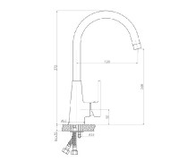 NOVASERVIS TITANIA SMART CHROM baterie dřezová stojánková, bez výpusti, chrom   98713,0