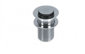 NOVASERVIS uzávěr výpusti 5/4", LUXUS, pro umyvadlo bez přepadu, chrom   38,0