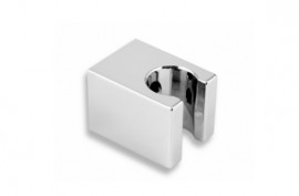 NOVASERVIS nástěnný držák sprchy pevný, plast, chrom   D/CUBE,0
