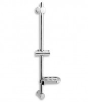 NOVASERVIS posuvný držák sprchy, délka 740 mm, průměr tyče 25 mm, s mýdlenkou, chrom   RAIL601,0