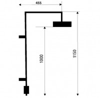 NOVASERVIS sprchový set k nástěnné baterii se spodním vývodem, chrom SET060/2,0