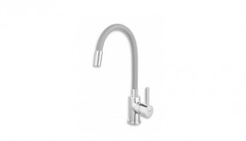 NOVASERVIS FERRO FLEXI baterie dřezová s elastickým ramenem, chrom/šedá   70710,0S