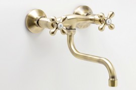 NOVASERVIS FERRO ANTICA baterie umyvadlo/dřez nástěnná, bronz   BAI5BR