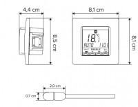 HAKL Termostat FIT 3U digitální HAFIT3U
