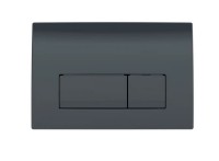 GEBERIT Delta50 ovládací tlačítko pro 2 splachování, plast, černá  115.119.DW.1