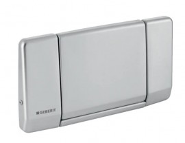 GEBERIT Geberit Highline ovládací tlačítko pro splachování Start/Stop, kartáčovaná ocel 115.151.00.1