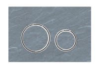 GEBERIT Sigma21 ovládací tlačítko pro 2 splachování, břidlice/chrom  115.884.JM.1