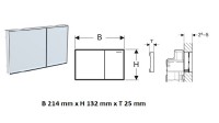 GEBERIT Sigma60 ovládací tlačítko pro 2 splachování, láva  115.640.JK.1