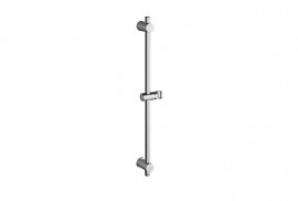 Ravak 975.01 tyč s posuvným držákem sprchy a stěnovým vývodem, 90 cm   X07P366