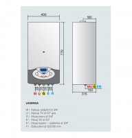 ARISTON konvenční kotel CLAS X 28 CF EU, závěsný   3301314
