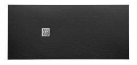 GELCO G5 MITIA sprchová vanička  1200 x 700 mm, obdélníková, litý mramor, černá   PMC12070
