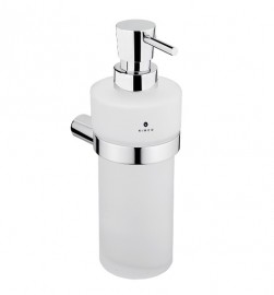NIMCO BORMO dávkovač tekutého mýdla, sklo x mosaz, chrom   BR 11031W-T-26