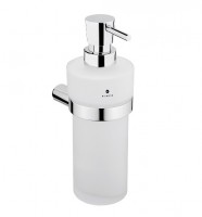 NIMCO BORMO dávkovač tekutého mýdla, sklo x mosaz, chrom   BR 11031W-T-26