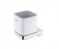 NIMCO MAYA držák na kartáčky, keramika x kov, bílá/chrom   MA 29058K-26