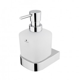 NIMCO NIKAU dávkovač tekutého mýdla, matné sklo x kov, chrom   NK 30031C-T-26