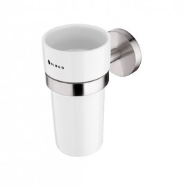 NIMCO UNIX držák na kartáčky, keramika x kov, bílá/nerez   UNM 13058KN-10