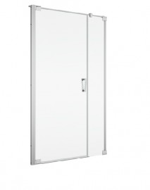 SanSwiss CADURA CA31C sprchové dveře 1-křídlé+pevná stěna šířka 900mm zlaté,sklo čiré CA31CG0901207