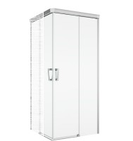 SanSwiss CADURA CAE2 sprchové dveře rohový vstup PRAVÝ díl š.700mm aluchrom, sklo Shade CAE2D0705068