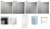 SanSwiss DIVERA D22F1 boční stěna  šířka 800, aluchrom, sklo Screen D22F10805087