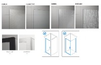 SanSwiss DIVERA D22T1 sprchové dveře jednokřídlé šířka 800, aluchrom, sklo čiré D22T10805007