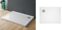 SanSwiss CINCO W35AC sprchová vanička, obdélníková 1400 x 900 mm, akrylát, bílá lesk   W35AC14009004
