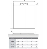 ROLTECHNIK PRESTOL sprchová vanička 1200 x 800 x 35 mm, litý mramor   8000300