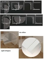 ROLTECHNIK Tower Line sprchová boční stěna TBP 800 výplň intimglass,rám stříbro   725-800000P-01-20