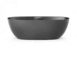 ROLTECHNIK ALLYSA vana oválná, volně stojící 1700x800x360 mm, 312 l, litý mramor, černá   5232000
