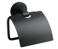 BEMETA NOX Držák toaletního papíru s krytem 138x135x59 mm,  barva černá mat   102512010