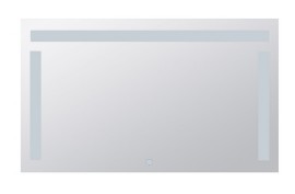 BEMETA Zrcadlo s LED horním a bočním osvětlením, 1000x600mm,sklo čiré, barva stříbrná   101401137