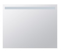 BEMETA Zrcadlo s LED horním osvětlením 1000x800mm, 4,99 W, sklo čiré, barva  stříbrná   101201147