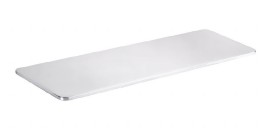 BEMETA ORGANIC Polička kovová  300x22x110 mm, nerez, barva stříbrná   157102371