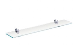 BEMETA ORGANIC Polička skleněná  600x40x115 mm, nerez, barva stříbrná   157102241