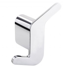 BEMETA ORGANIC Věšáček asymetrický 68x78x39 mm, nerez, barva stříbrná   157106201