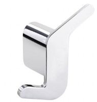 BEMETA ORGANIC Věšáček asymetrický 68x78x39 mm, nerez, barva stříbrná   157106201