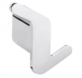 BEMETA ORGANIC Věšáček asymetrický 68x78x39 mm, nerez, barva stříbrná   157106201L