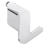 BEMETA ORGANIC Věšáček asymetrický 68x78x39 mm, nerez, barva stříbrná   157106201L